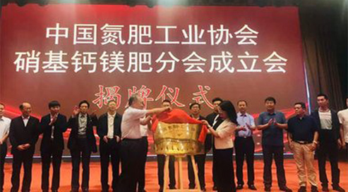 The Nitro-calcium and magnesium fertilizer branch of China Nitrogenous Fertilizer Industry Association was established